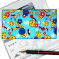 3D Lenticular Checkbook Cover (Smiley Stars Flowers)